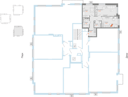 2-к. квартира, 55&nbsp;м²