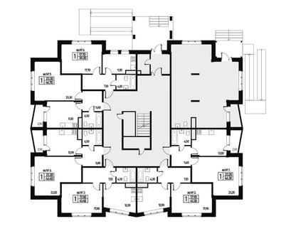 1-к. квартира, 46&nbsp;м²
