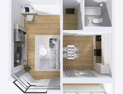 1-к. квартира, 39,5&nbsp;м²