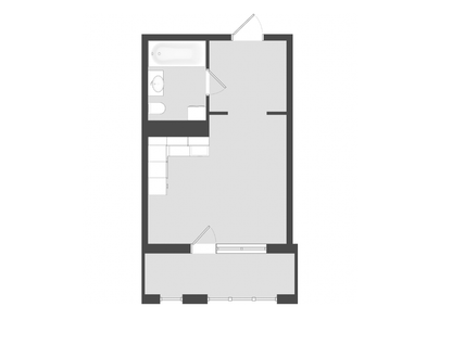 Студия, 25,9&nbsp;м²