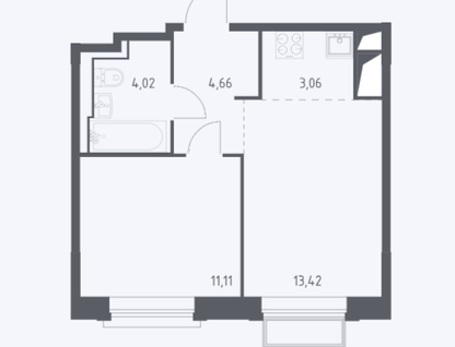 2-к. квартира, 36,4&nbsp;м²