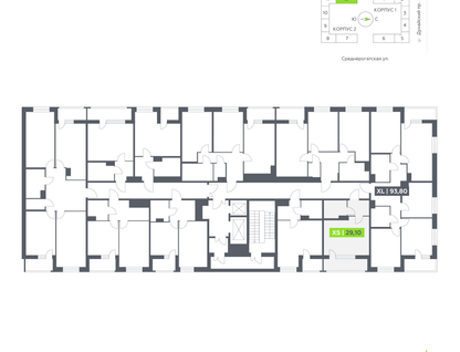 Студия, 29&nbsp;м²