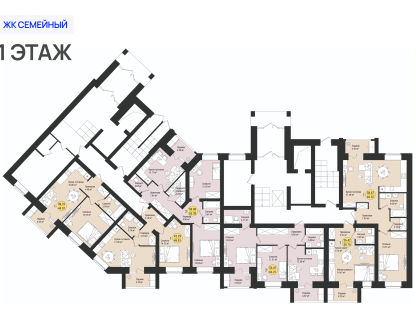 1-к. квартира, 30&nbsp;м²