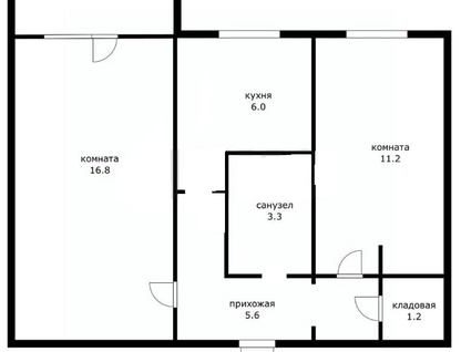 2-к. квартира, 44,9&nbsp;м²