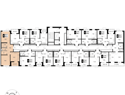 2-к. квартира, 59&nbsp;м²