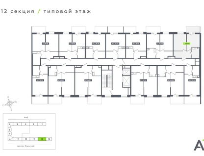 1-к. квартира, 34&nbsp;м²