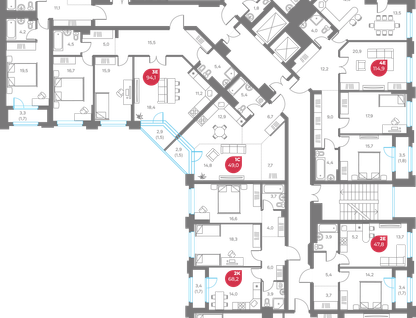 3-к. квартира, 85&nbsp;м²