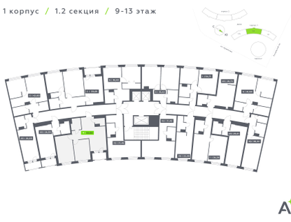 Студия, 56&nbsp;м²