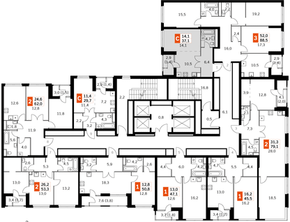 Студия, 34&nbsp;м²