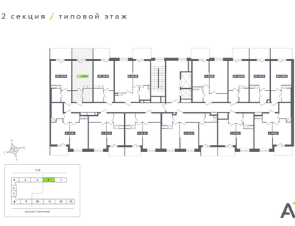Студия, 25&nbsp;м²