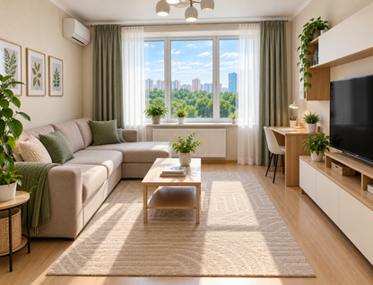 2-к. квартира, 55,1&nbsp;м²