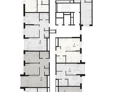 4-к. квартира, 101 м²
