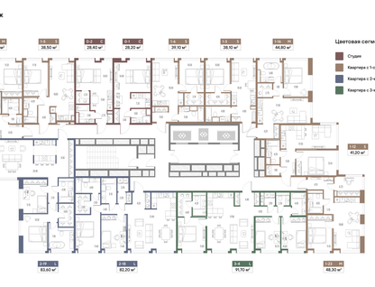 1-к. квартира, 44&nbsp;м²