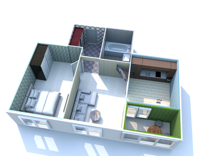 2-к. квартира, 45,3 м²