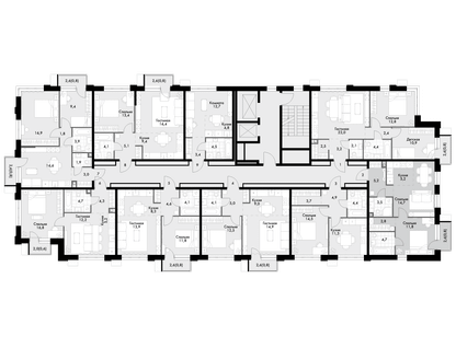 2-к. квартира, 48 м²