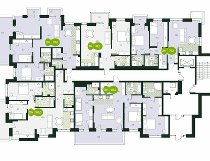 2-к. квартира, 61&nbsp;м²