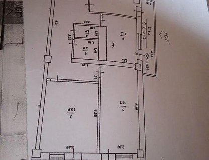 3-к. квартира, 108&nbsp;м²