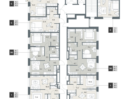 Студия, 28&nbsp;м²