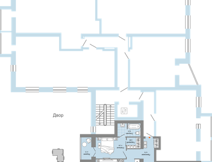 3-к. квартира, 70 м²