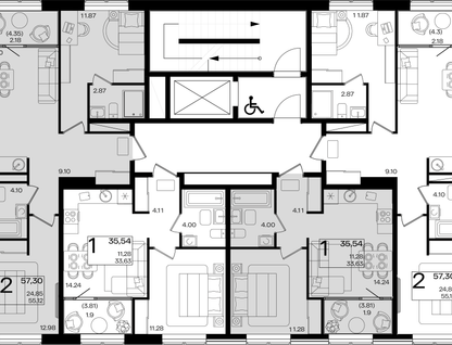 1-к. квартира, 37&nbsp;м²