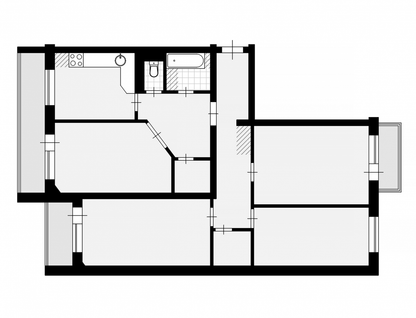 4-к. квартира, 90&nbsp;м²