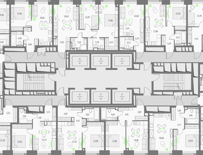 2-к. квартира, 64&nbsp;м²