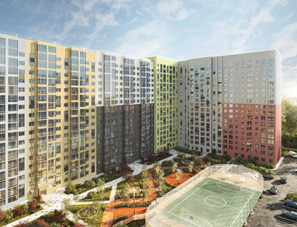 1-к. квартира, 38,4 м²