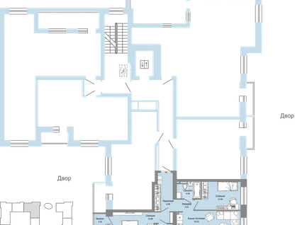 3-к. квартира, 63&nbsp;м²