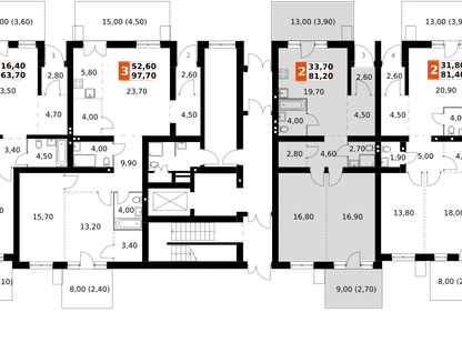 3-к. квартира, 81&nbsp;м²