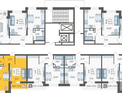 1-к. квартира, 35&nbsp;м²