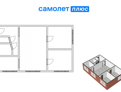 3-к. квартира, 47,9 м²