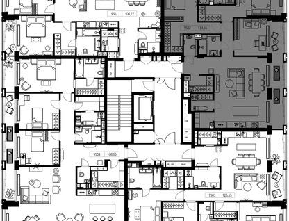 2-к. квартира, 134&nbsp;м²