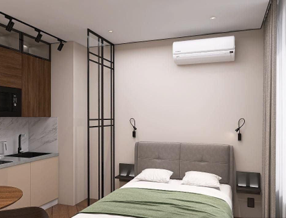 Студия, 15,4&nbsp;м²