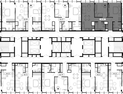 2-к. квартира, 65&nbsp;м²