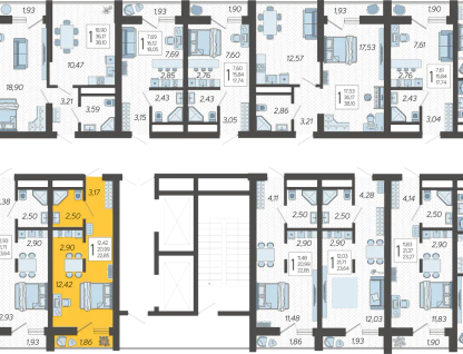 Студия, 22 м²