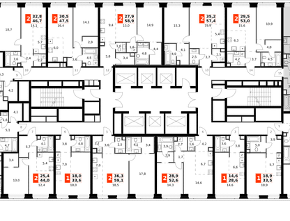 4-к. квартира, 87&nbsp;м²
