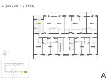 Студия, 25&nbsp;м²