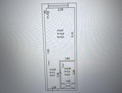 Студия, 23 м²
