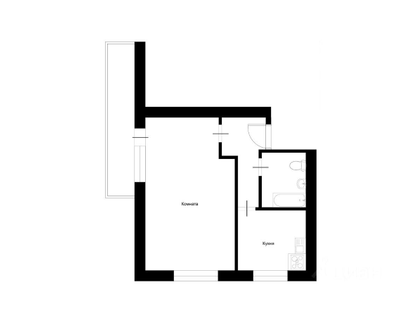 1-к. квартира, 29,9&nbsp;м²