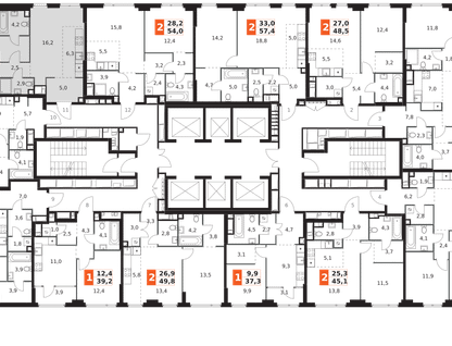 3-к. квартира, 66 м²
