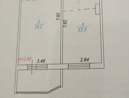 1-к. квартира, 44&nbsp;м²