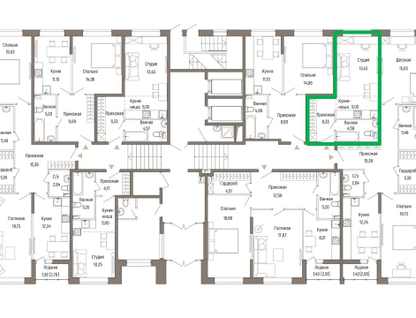 Студия, 29&nbsp;м²