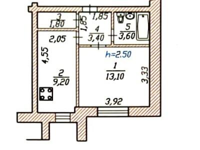 1-к. квартира, 31,1&nbsp;м²