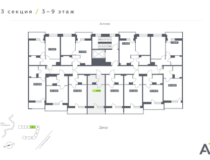 Студия, 24&nbsp;м²