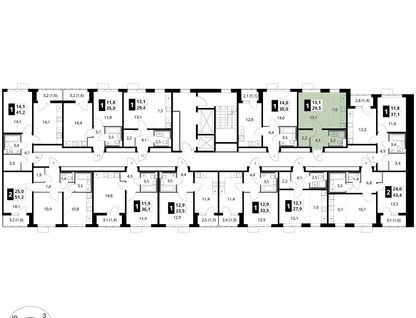 Студия, 29&nbsp;м²