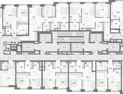 2-к. квартира, 68 м²