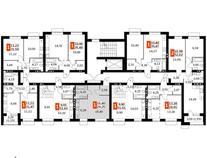 Студия, 29 м²