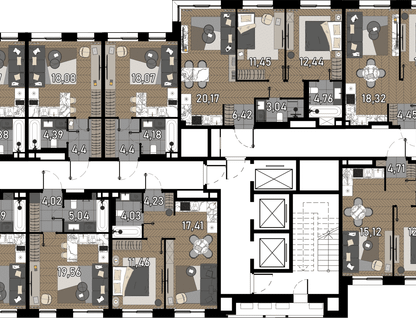 1-к. квартира, 37&nbsp;м²
