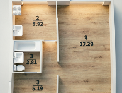 1-к. квартира, 31,2&nbsp;м²