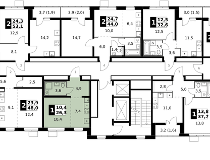 Студия, 26&nbsp;м²